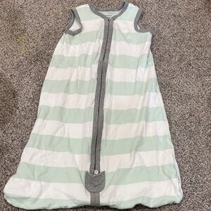 Burt's Bees Mint and Gray Kids Sleep Sack
